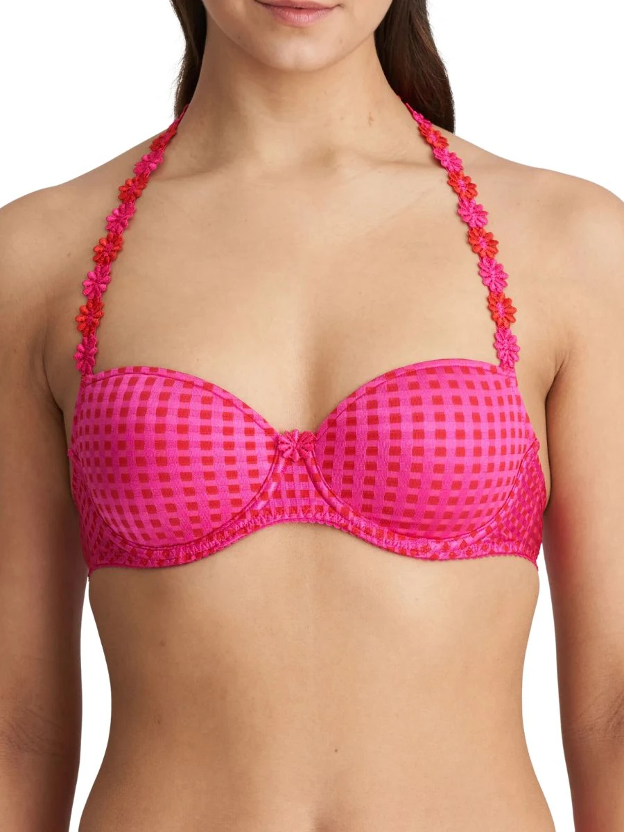 MARIE JO Avero Padded Balcony Bra - Electric Pink - Image 4