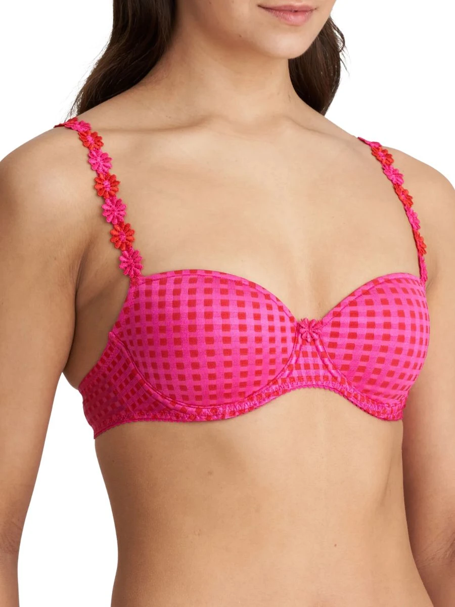 MARIE JO Avero Padded Balcony Bra - Electric Pink - Image 3
