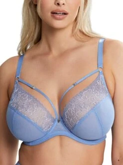 Panache Valentina Luxe Plunge Bra - Denim