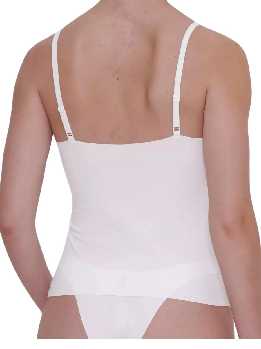 Sloggi ZERO Feel 2.0 Spaghetti Top - Silk White - Image 2