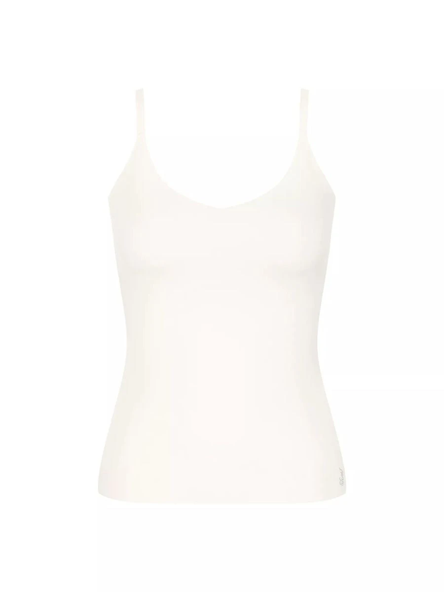 Sloggi ZERO Feel 2.0 Spaghetti Top - Silk White - Image 4