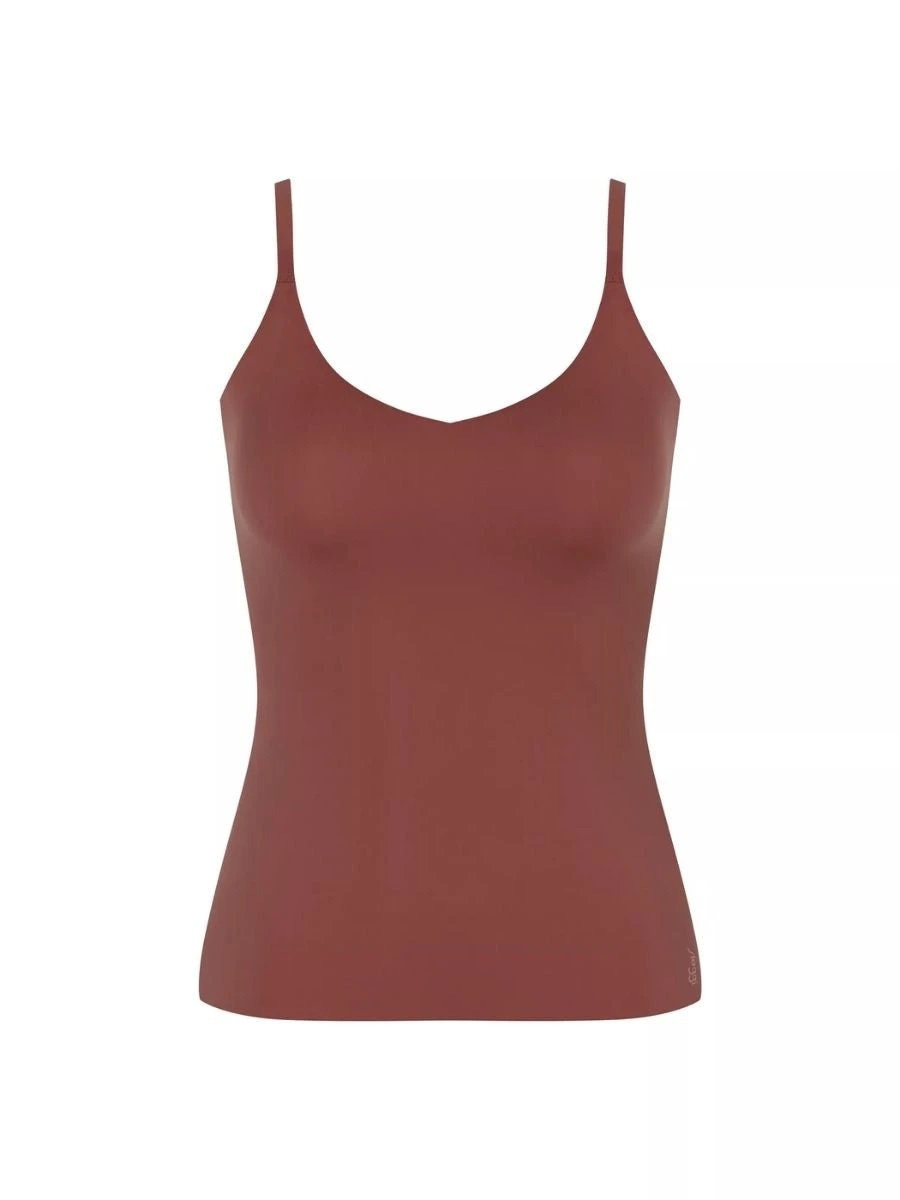 Sloggi ZERO Feel 2.0 Spaghetti Top - Burnt Henna - Image 4