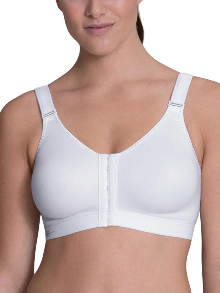 ANITA Front Closure Sports Bra - White