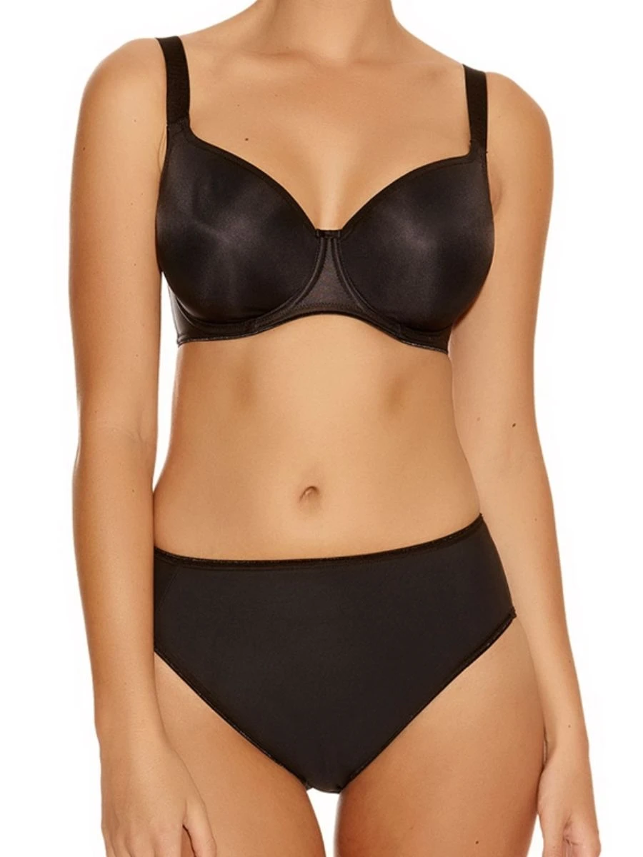 FANTASIE Smoothing Moulded Balcony Bra - Black - Image 2