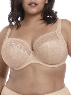 ELOMI Kim Side Support Plunge Bra - Caramel