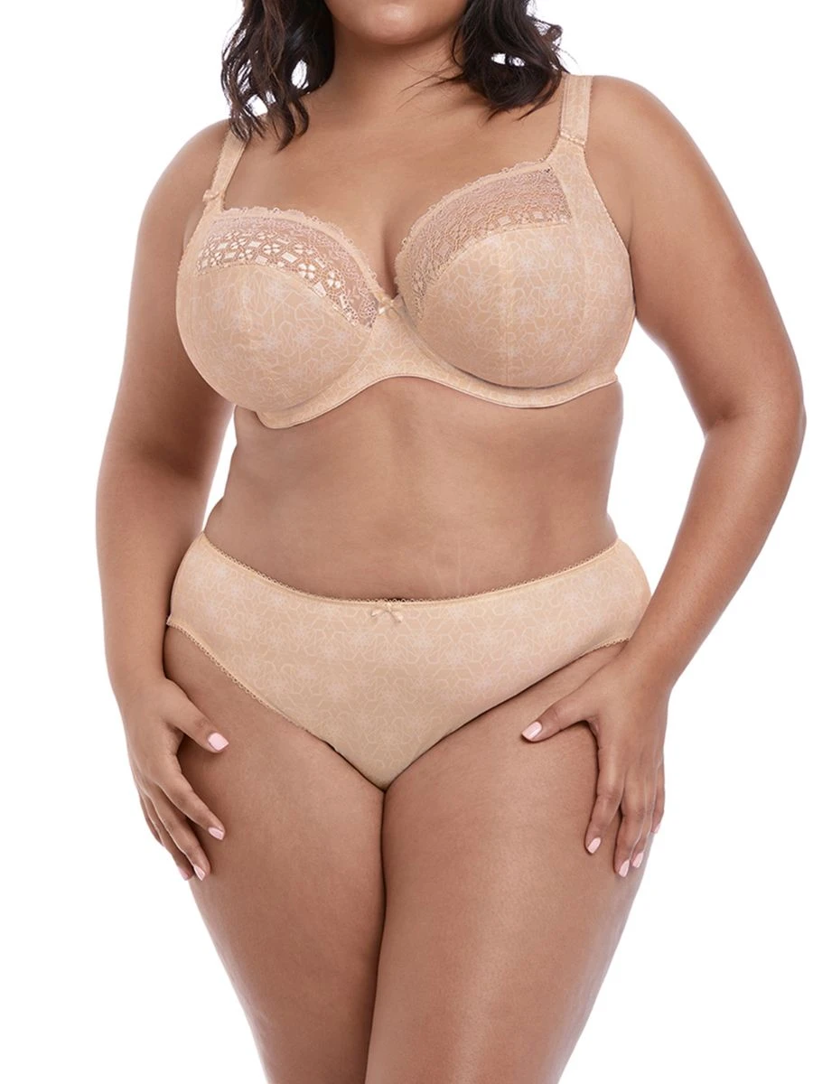 ELOMI Kim Side Support Plunge Bra - Caramel - Image 2