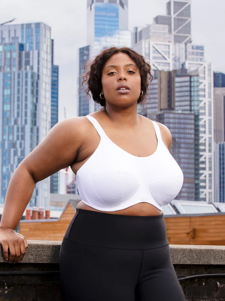 ELOMI Energise Sports Bra - White - Image 2