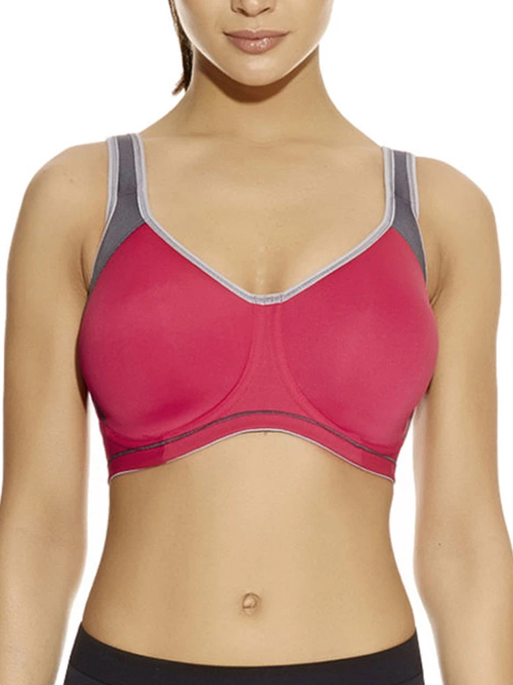 FREYA Sonic Moulded Spacer Sports Bra - Hot Crimson