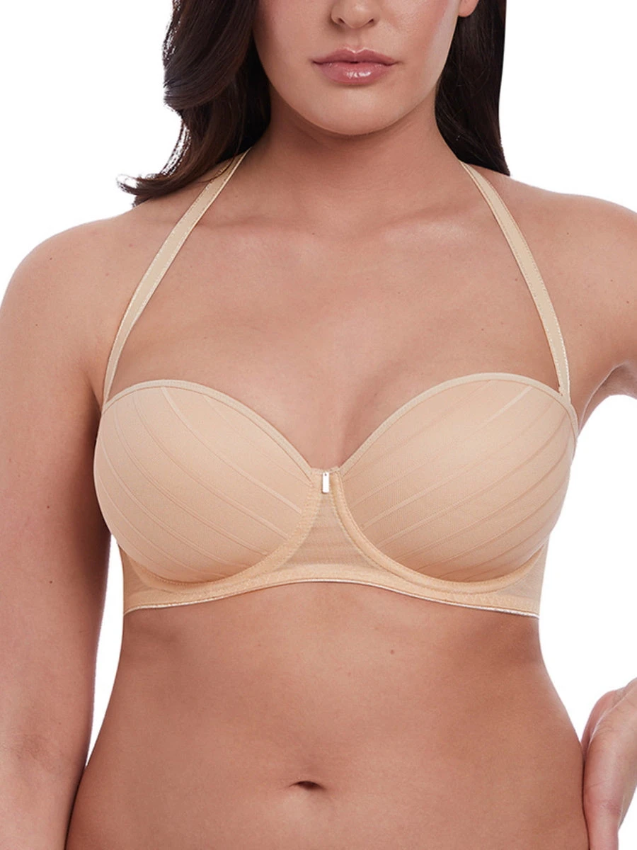 FREYA Cameo Strapless Moulded Bra - Sand - Image 3