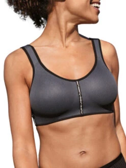 ANITA PanAlp Air Sports Bra - Anthracite/Black