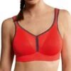 ANITA Air Control Deltapad Sports Bra - Coral/Anthracite
