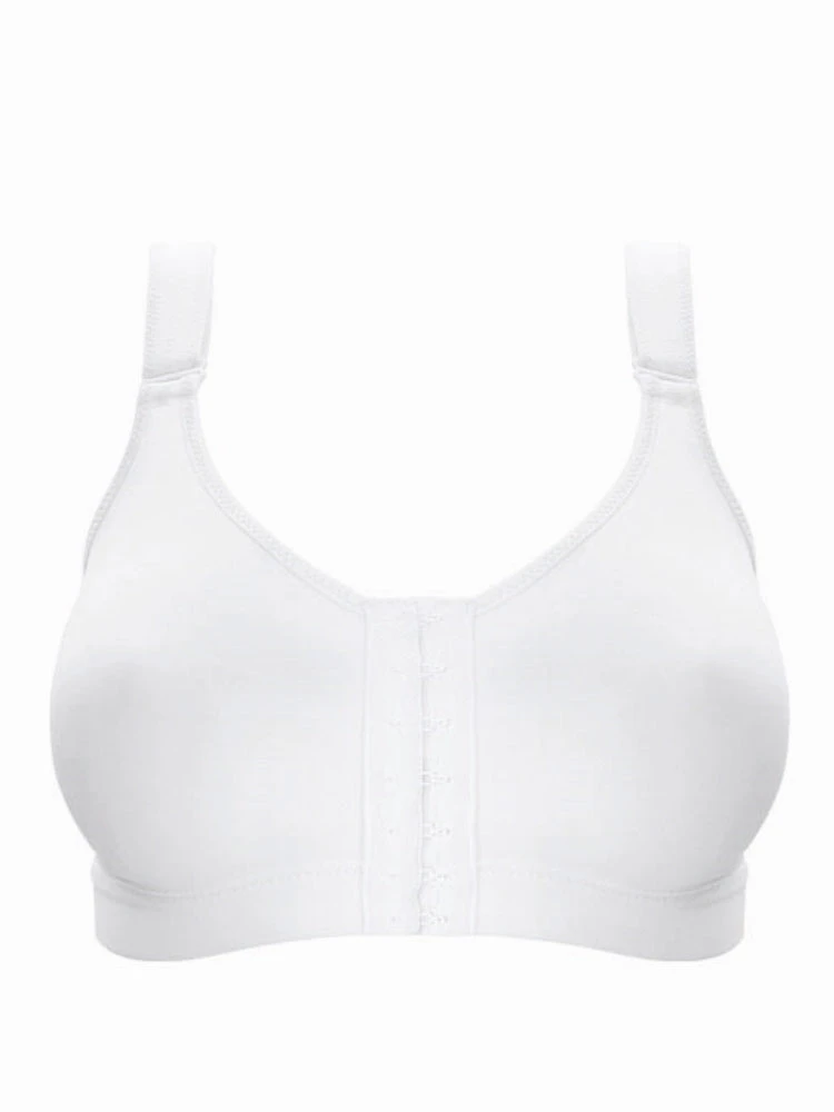 ANITA Front Closure Sports Bra - White - Image 3