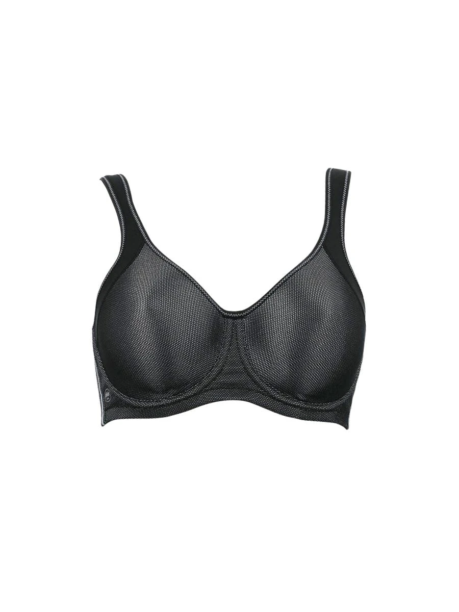 ANITA Momentum Underwired Sports Bra - Black - Image 5