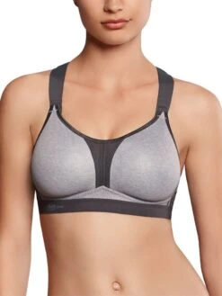 ANITA Dynamix Star Sports Bra - Heather Grey