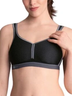 ANITA Performance Sports Bra - Black/Anthracite