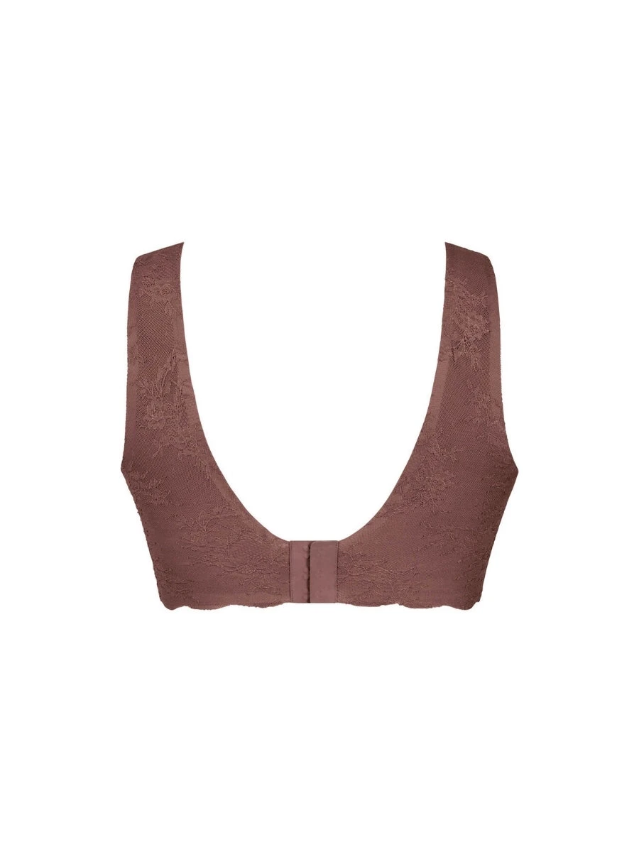 ANITA Essential Lace Bralette - Berry - Image 6