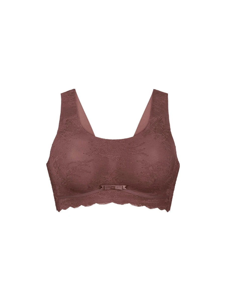 ANITA Essential Lace Bralette - Berry - Image 5