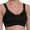 ANITA Front Closure Sports Bra - Black