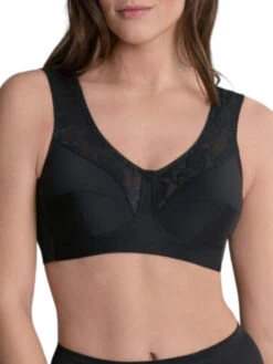 ANITA MicroEnergen Support Soft Cup Bra - Black
