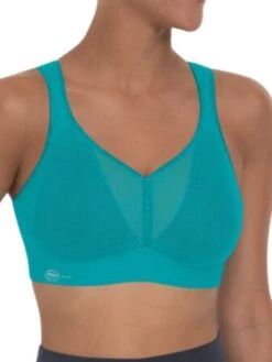 ANITA Air Control Deltapad Sports Bra - Peacock