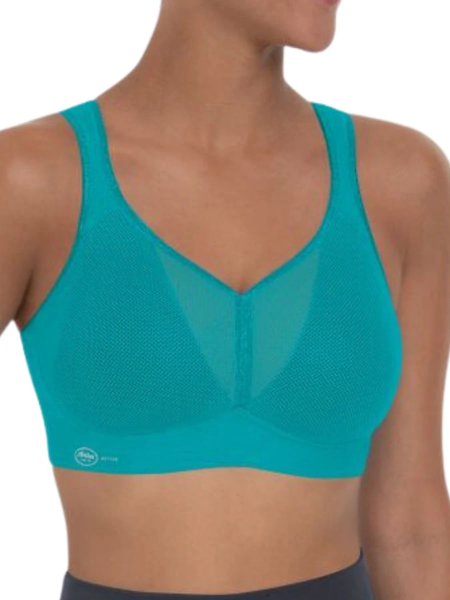 ANITA Air Control Deltapad Sports Bra - Peacock