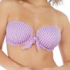 FREYA Beach Hut Bandeau Bikini Top - Cassis