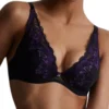 Aubade A Fleur De Toi High Apex Plunge Bra - Dark Orchid