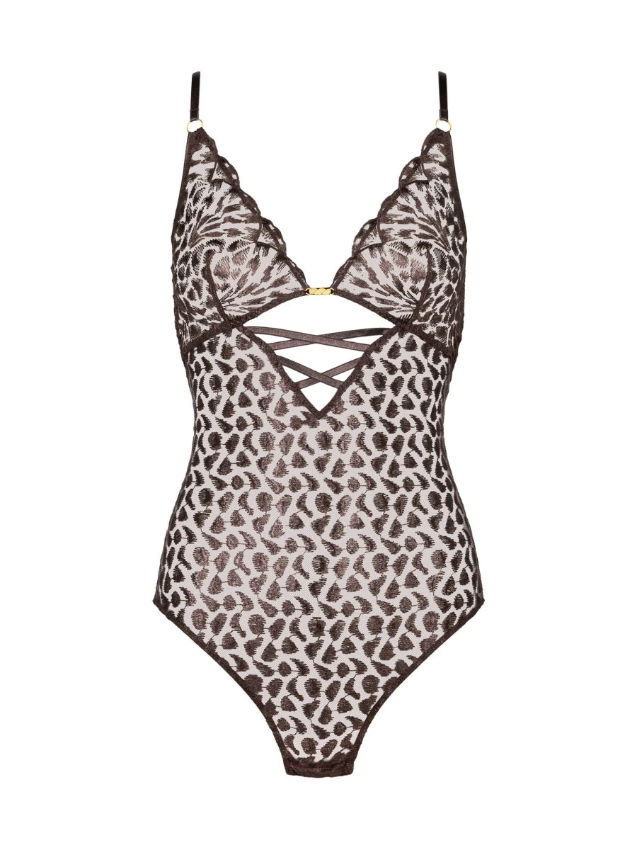 Aubade Crazy In Love Bodysuit - Satin Brown - Image 10