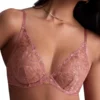Aubade Crazy In Love Triangle Plunge Bra - Warm Pink