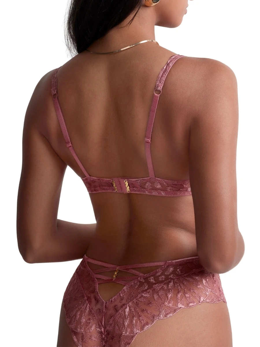 Aubade Crazy In Love Half Cup Bra - Warm Pink - Image 4