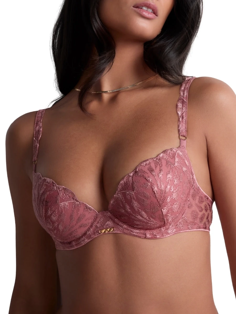 Aubade Crazy In Love Moulded Push Up Bra - Warm Pink