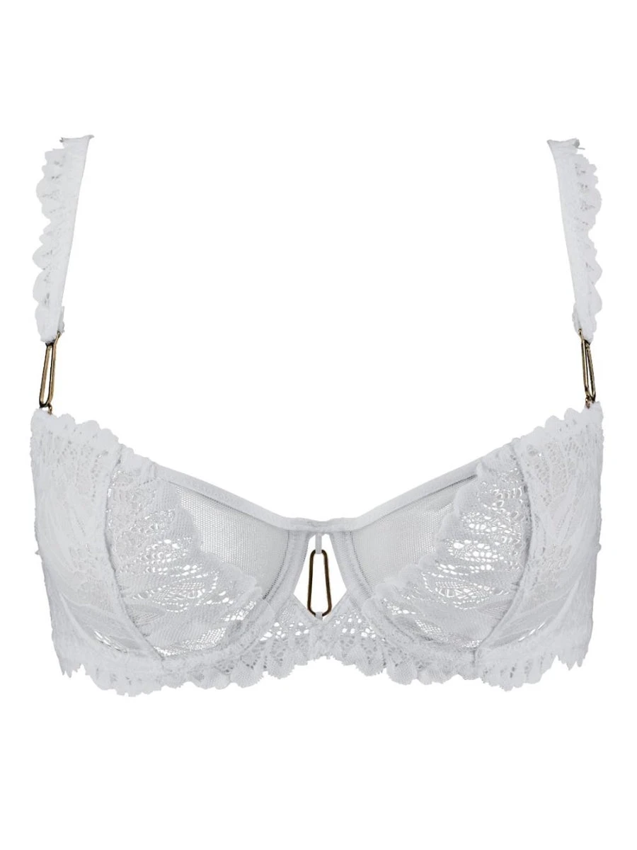 Aubade Flowermania Half Cup Bra - Blanc - Image 7