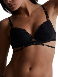 Aubade L'Indomptable Padded Plunge Bra - Afterdark
