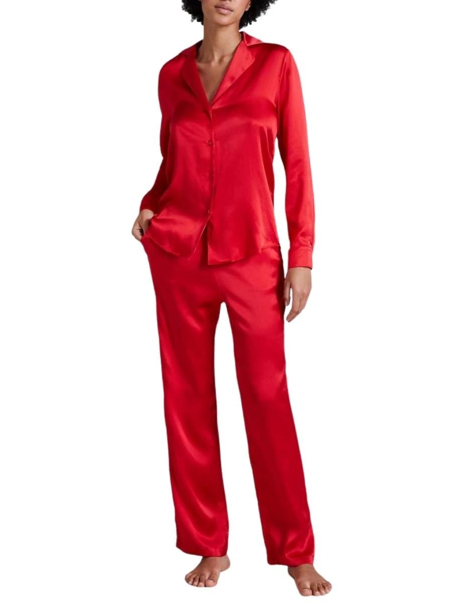 Aubade Toi Mon Amour Silk Blouse - Rouge Passion - Image 2