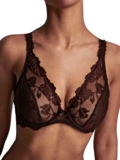 Aubade Softessence Triangle Bra - Espresso