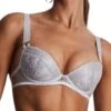 Aubade Magnetic Spell Moulded Plunge Bra - Platinum