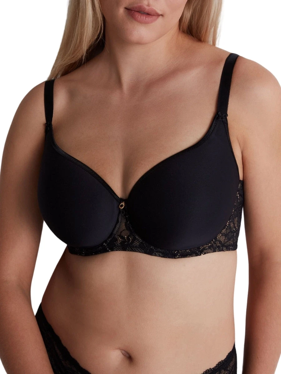 Aubade Rosessence Care Spacer T-Shirt Bra - Black - Image 5