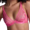 Aubade Rules Of Attraction Triangle Plunge Bra - Exciting Pink