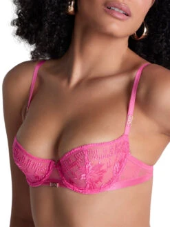 Aubade Rules Of Attraction Half Cup Bra - Exciting Pink