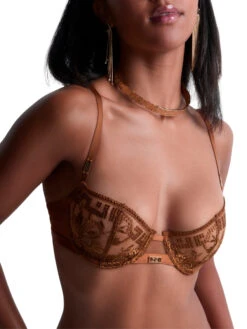 Aubade Rules Of Attraction Half Cup Bra - Golden Shadow