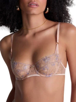 Aubade Sound Of Heart Half Cup Bra - Lavender Aura