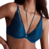 Aubade Sumptuous Waves High Apex Push Up Bra - Imperial Blue
