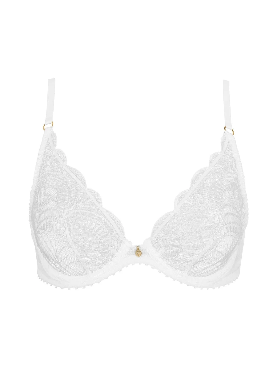 Aubade Vibes Triangle Plunge Bra - Pearl - Image 7