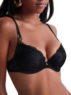 Aubade Vibes Moulded Push-Up Bra - Black