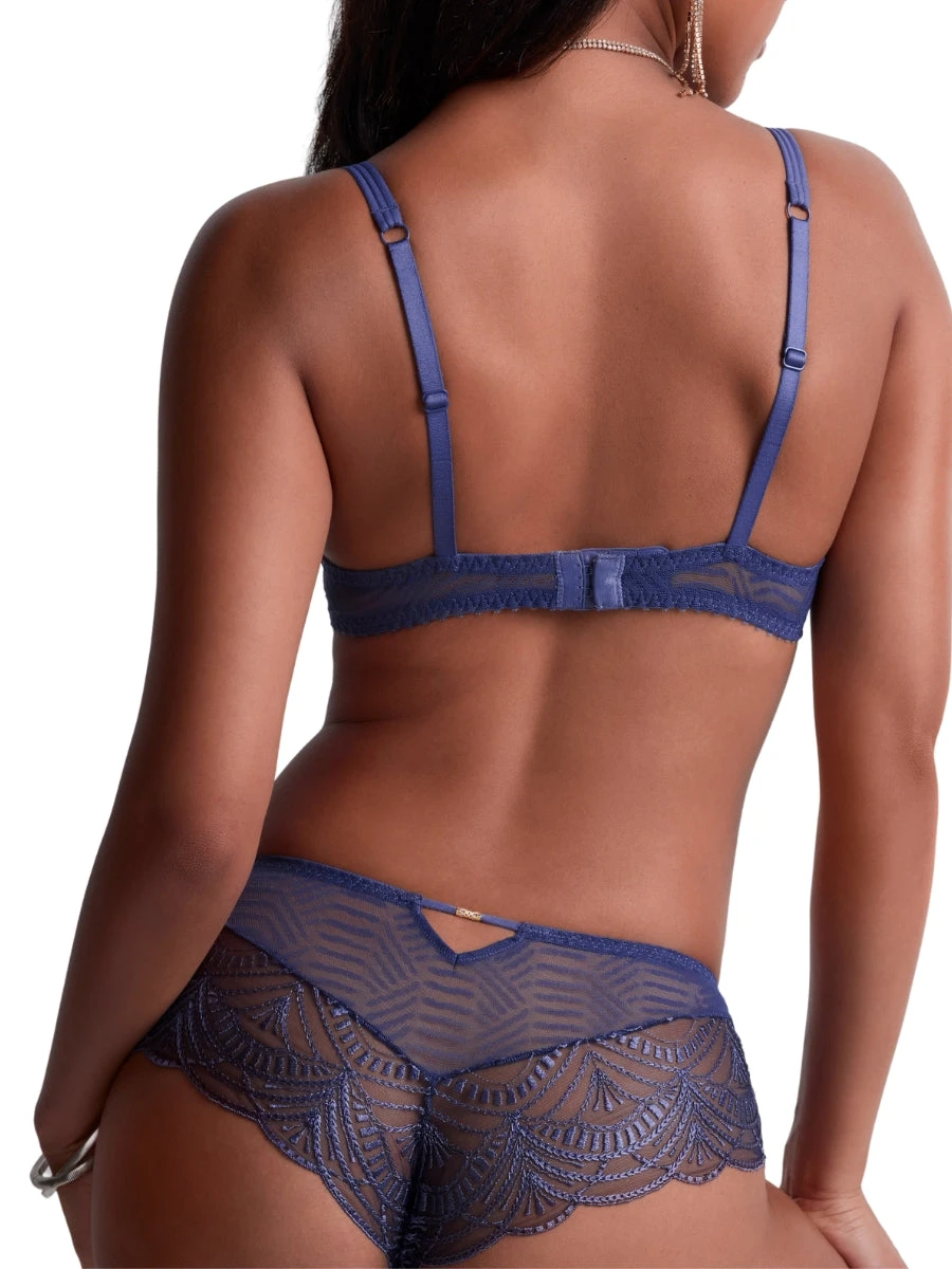 Aubade Vibes Moulded Push-Up Bra - Denim - Image 4