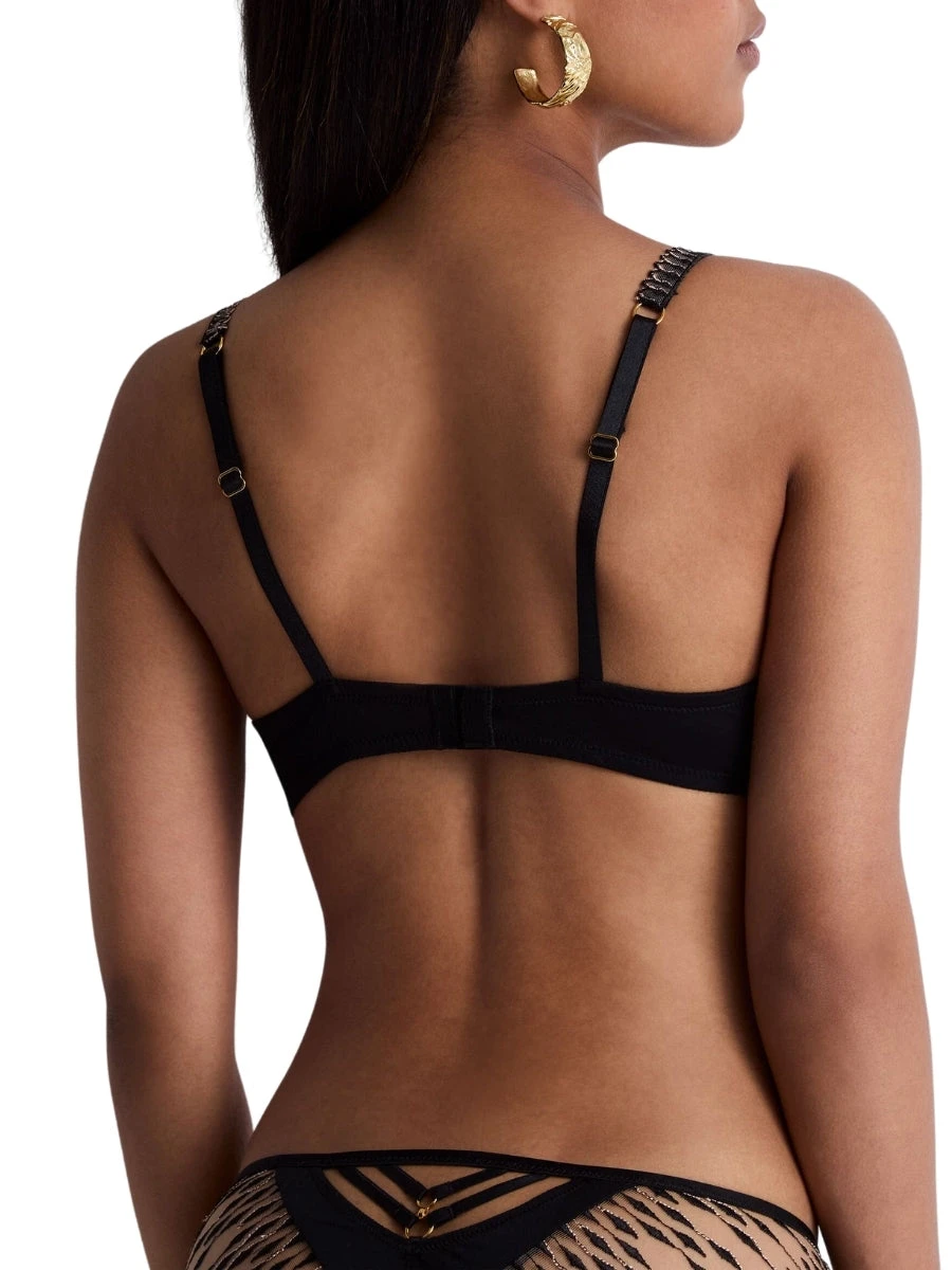 Aubade Voodoo Kiss Half Cup Bra - Millenium Black - Image 2