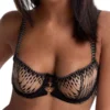 Aubade Voodoo Kiss Half Cup Bra - Millenium Black