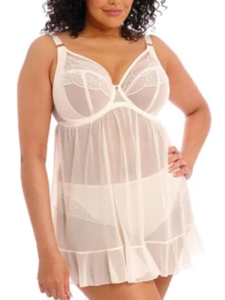 ELOMI Priya Babydoll - Vanilla