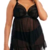 ELOMI Priya Babydoll - Black