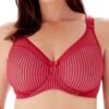 Berlei Beauty Stripe Smoothing Bra - Passion Red